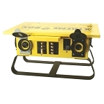 SOUTHWIRE 6506UGSX 50A T EMP PWR X-TREME BOX 6-STRAIGHT BLADE SLED BASE -