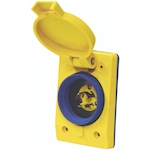 ERICSON 2705-L20 SINGLE FLIP LID MALE INLET W/ F