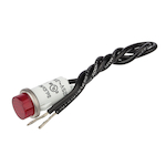 NSI 79780LW ROUND INDICATOR LIGHT RED LENS
