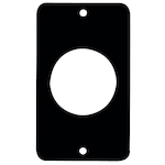 ERICSON 6033B COVERPLATE 1-GANG BLACK