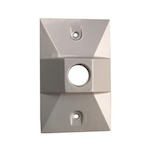 MORRIS 37310 LAMPHDR COVER 1-1/2 HOLE GRAY