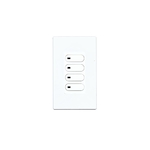 HBA NXSW-2-WH 2 TOGGLE BUTTON WHITE NETWORED SW