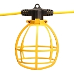 SOUTHWIRE 7145SW 100-FT  PLASTIC CAGE STRING LIGHT W/ 14/2 SJTWCORD