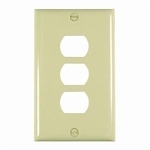 P&S K3-I PLATE PLST DES HORZ 3DEV 1G W/LINE I