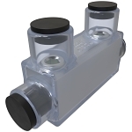 ILSCO ECT-500 CLEAR INS MECH T 500-4 UL CSA