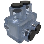ILSCO ECTD-2-4 CLEAR INS MECH T 4-14 UL CSA