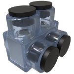 ILSCO ECTS-2-250 CLEAR INS MECH T 250-6 UL CSA