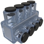 ILSCO ECTS-4-4 CLEAR INS MECH T 4-14 UL CSA