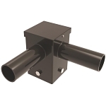 KEY EBM-27 KT-PMTT-4SQ-D 90 POLE MOUNT DUAL 2 3/8-IN TENON TO