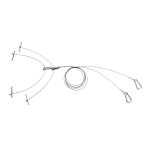 KEY WMG-60 KT-HBLED-CABL E-1B-KIT AIRCRAFT CABLE HANGING KIT