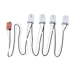 KEY CKY-55 KT-SOCKET-T8- U-S-2-W WIRING HARNESS FOR LED TUBES