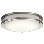 KICHLER 10769NILED FLUSH MOUNT LED BRUSHED