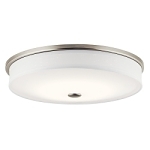 KICHLER 10886NILED FLUSH MOUNT LED BRSHD NC