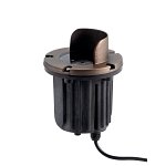 KICHLER 15496CBR MR16 BRASS INGROUND WITH COWL