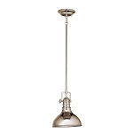 KICHLER 2664PN MINI PENDANT 1LT POLISHED NIC