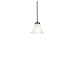 KICHLER 2771NI MINI PENDANT 1LT BRUSHED NICK