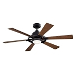KICHLER 300241DBK 52-INCH GENTRY LITE FAN