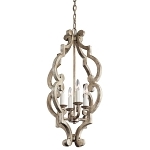 KICHLER 43255DAW LARGE FOYER PENDANT 4LT DISTRE