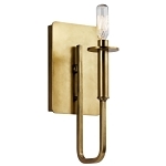 KICHLER 43363NBR WALL SCONCE 1LT NATURAL BRASS