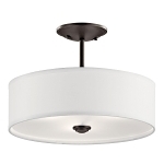 KICHLER 43675OZ SEMI FLUSH 3LT OLDE BRZ