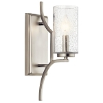 KICHLER 44070NI WALL SCONCE 1LT BRUSHED NICKE