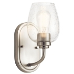 KICHLER 44381NICS WALL SCONCE 1LT BRUSHED NICKE