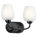 KICHLER 45128BK BATH 2LT BLACK