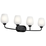 KICHLER 45130BK BATH 4LT BLACK
