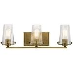 KICHLER 45297NBR BATH 3LT NATURAL BRASS