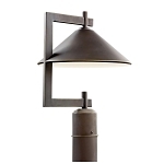 KICHLER 49063OZ OUTDOOR POST MT 1LT OLDE BRONZE