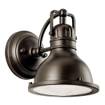 KICHLER 49064OZ OUTDOOR WALL 1LT OLDE BRONZE