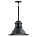 KICHLER 49777BK OUTDOOR PENDANT 1LT BLACK