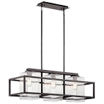 KICHLER 49805WZC OUTDOOR LINEAR CHANDELIE