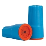 KING 62135 BAG 100 PC AQUA/ORANGE WIRE CONN