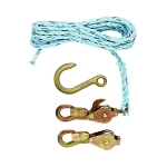 KLEIN 1802-30SR BLOCK AND TACKLE SPLICED TO CA