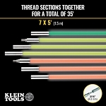KLEIN 50354 MULTI-FLEX GLOW ROD SET 35-FOOT