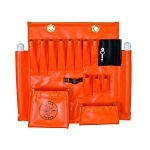 KLEIN 51829 AERIAL APRON APRON ORANGE VINYL LARGE