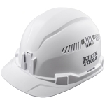 KLEIN 60105 HARD HAT VENTED CAP STYLE WHITE