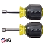 KLEIN 610M NUT DRIVER SET MAGNETIC STUBBY NUT