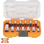 KLEIN 65213TX KNURLED TORX BIT SOCKET SET 13-P