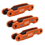 KLEIN 70553 PRO FOLDING HEX KEY SET 31-KEY SAE M