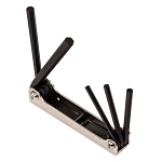 KLEIN 70579 FOLDING HEX KEY SET 5-KEY SAE SIZES