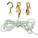 KLEIN H1802-30SSR BLOCK AND TACKLE SPLICED TO BL