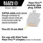 KLEIN VDV826-704 PASS-THRU MODULAR DATA P