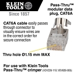 KLEIN VDV826-705 PASS-THRU MODULAR DATA P