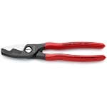 KNIPEX 95 11 200 CABLE SHEARS-TWIN CUTTING EDGE