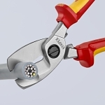 KNIPEX 95 16 200 CABLE SHEARS-1000V INSULATED