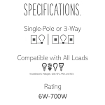 P&S ADTP703TU-M4 TAP DIMMER 700W SP/3W (TU=IN