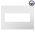 P&S AWP3G-WH4 GLOSS WHITE - 3 GANG WALL PLAT