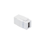 LEV 40835-W COUPLER USB A-A WHITE